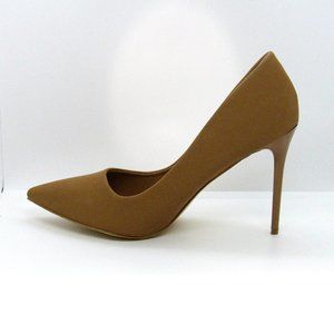 Tan High Heeled Pumps.  Size 12.  4 Inch Heel.